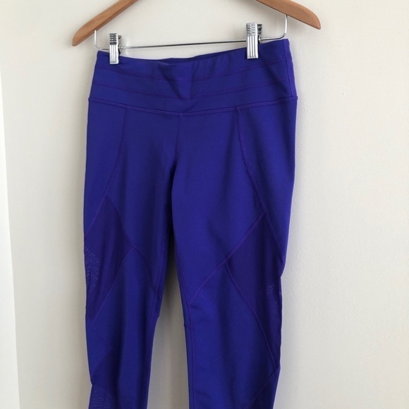 Athleta Mesh Solar Leggings tall size small gym workout - Picture 6 of 14
